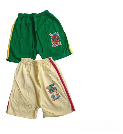 D003 Boys cotton casual shorts combo -Pack of 3 (3-5years)